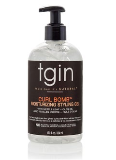 Tgin Curl Bomb Moisturizing Styling Gel for Natural Hair - Dry Hair - Frizzy Hair, 13 oz 384 ml  - Image 1