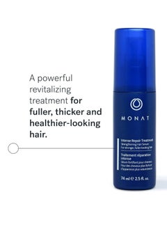 monat MONAT Intense Repair Treatment for Thinning Hair – Daily Leave-In Treatment Stimulates Hair Follicles & Promotes Fuller-Looking Hair, Safe for Colored & Chemically Treated Hair  - Image 2