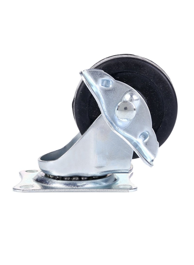 BMB tools 2-Piece 2inch Plastic Caster - Swivel with Brake - Plate - Image 2