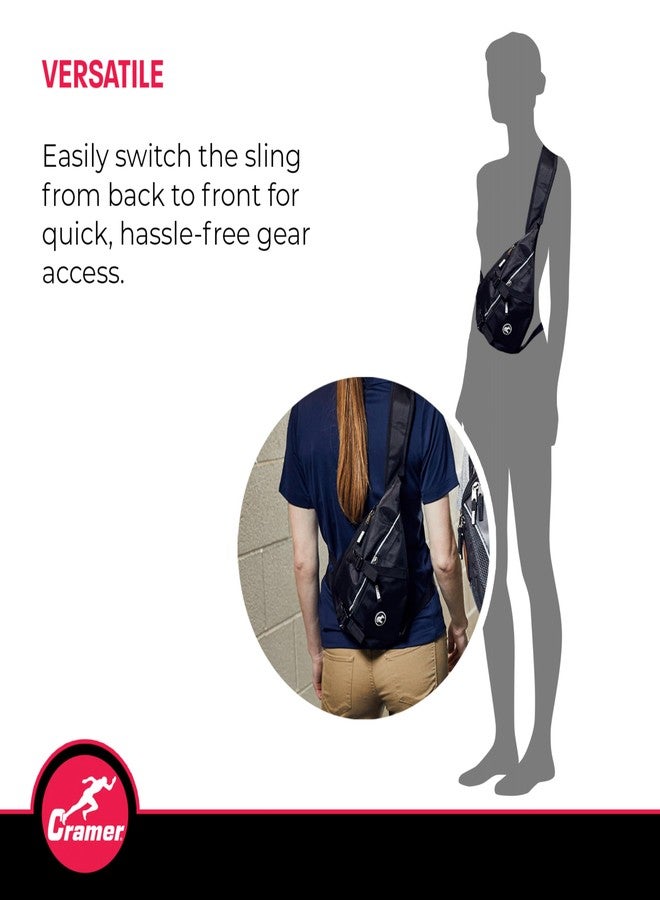 Cramer AT Messenger Pack for Athletic Trainers, Durable Over the Shoulder Sling Bag, Fanny Pack Alternative, Lightweight Training Kit Carries Essential Supplies, Including Tape and Scissors, Empty - Image 4