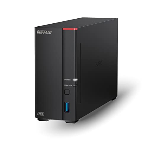 BUFFALO LinkStation 710 4TB 1-Bay NAS تخزين متصل بالشبكة مع أقراص HDD مضمّنة تخزين NAS يعمل كخدمة سحابية منزلية أو جهاز تخزين شبكي للمنزل - Image 1