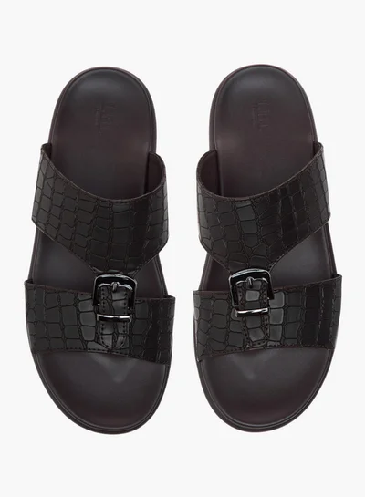 LBL by Shoexpress Buckle Accent Slip-On Arabic Sandals