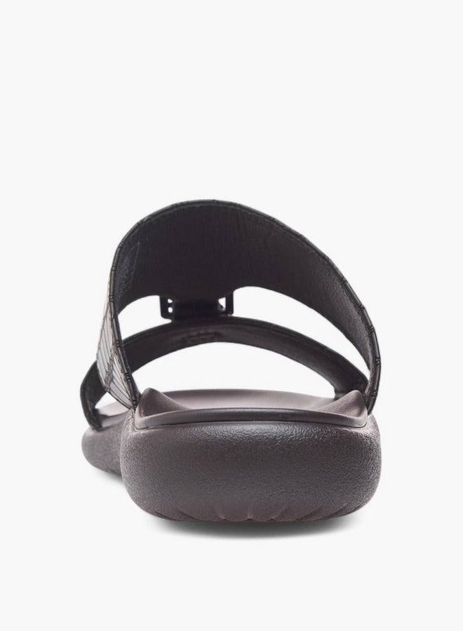 LBL by Shoexpress Buckle Accent Slip-On Arabic Sandals  - Image 4