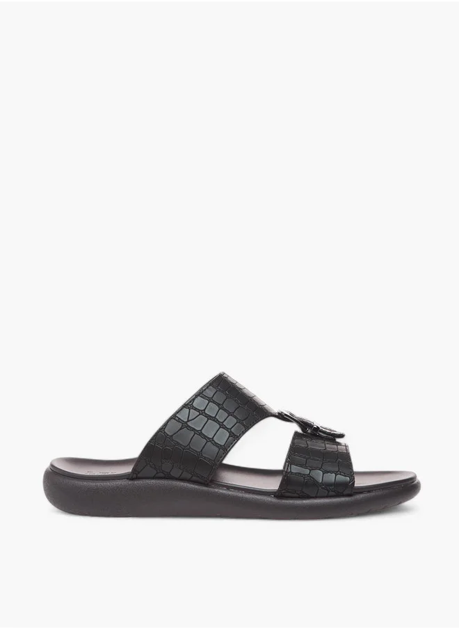 ال بي ال من شو اكسبرس Buckle Accent Slip-On Arabic Sandals