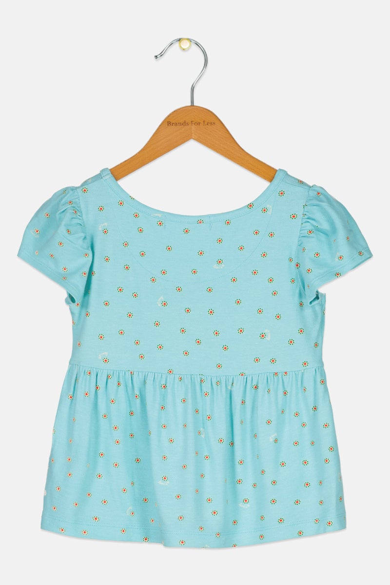 Levi's Kids Girl Floral Print Dress, Multicolor - Image 3