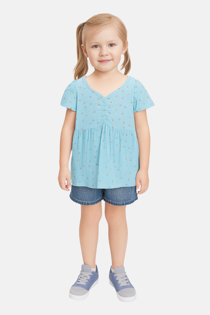 Levi's Kids Girl Floral Print Dress, Multicolor - Image 1