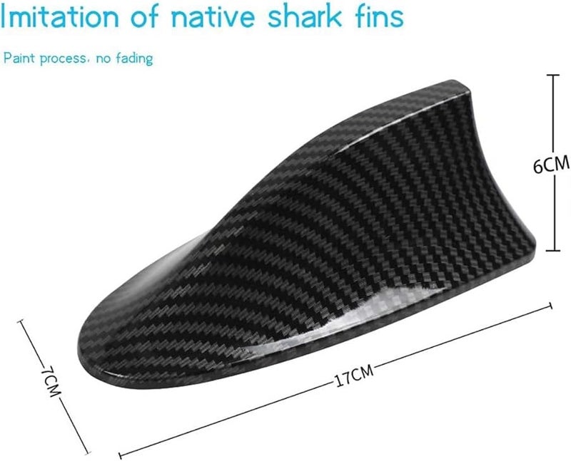 D Carbon Fiber Shark Fin Antenna For Subaru Forester 2005 2012 Strong Signal Aerodynamic Design - Image 3