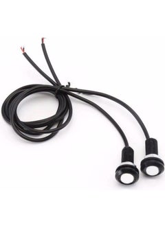 Eraks Car Accesories Under Mirror Yellow LED Eagle Eye Daytime Running Light Eagle LED Bolted  - Image 4