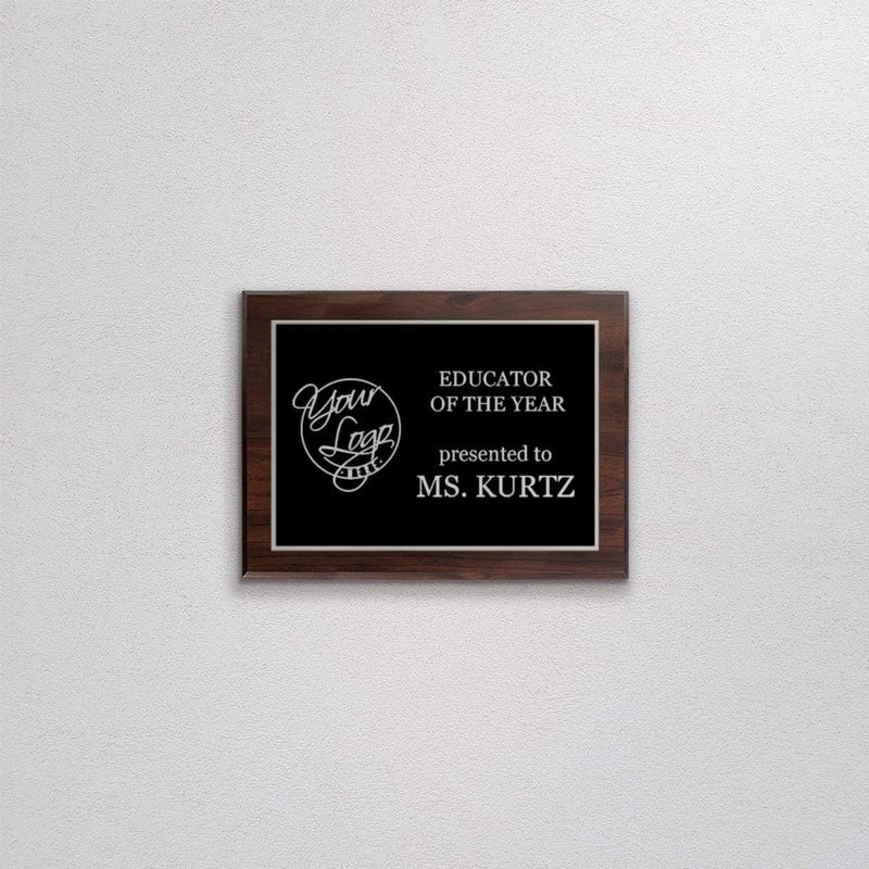 PlaqueMaker Personalized Engraved Plaques and Awards. Great for Retirement, Thank You, Military Recognition, Special Achievements, Memorials, Sports, School, and Corporate Awards - Image 3