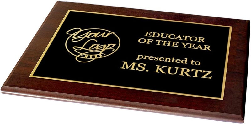PlaqueMaker Personalized Engraved Plaques and Awards. Great for Retirement, Thank You, Military Recognition, Special Achievements, Memorials, Sports, School, and Corporate Awards - Image 2