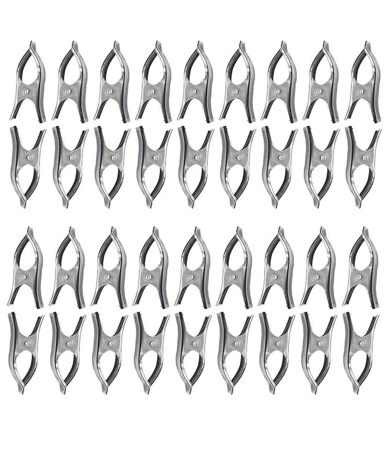 Konquer TimeS Steel Clips | Cloth Clips | Cloth Hanging Pins | Cloth Drying Clips | Clothes Pegs | Clothes Clips (Set of 24) - Image 4