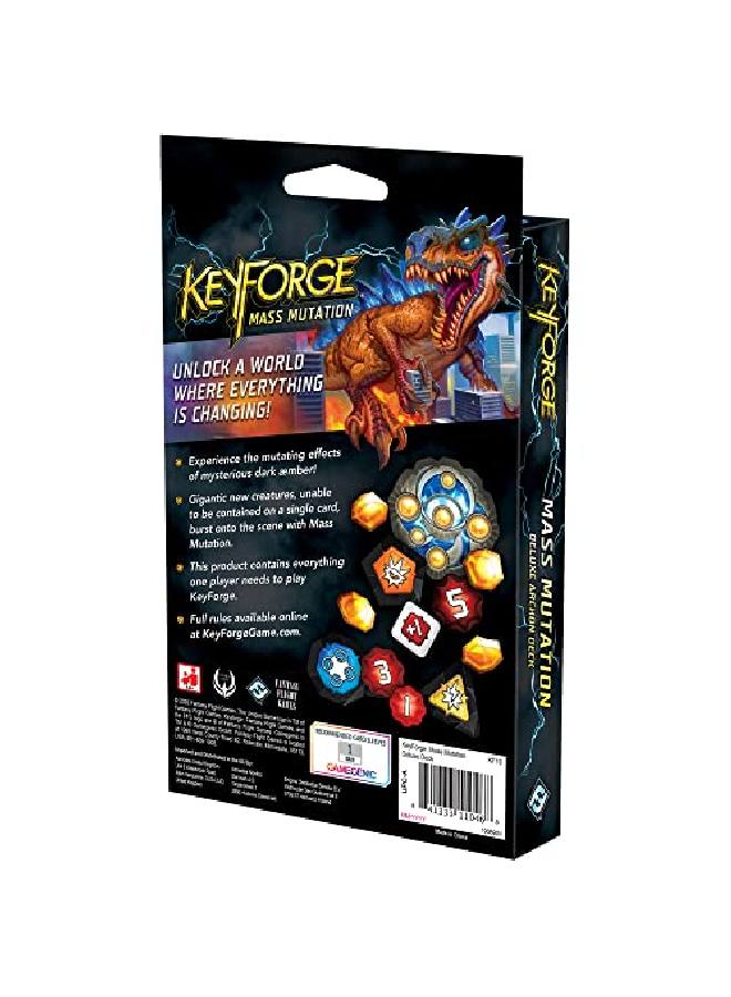 Fantasy Flight Games Keyforge Mass Mutation Deluxe Deck Expansion ; Fastpaced Card Game ; Strategy Game For Adults And Teens ; Ages 14+ ; 2 Players ; Average Playtime 45 Minutes ; Made By - Image 2