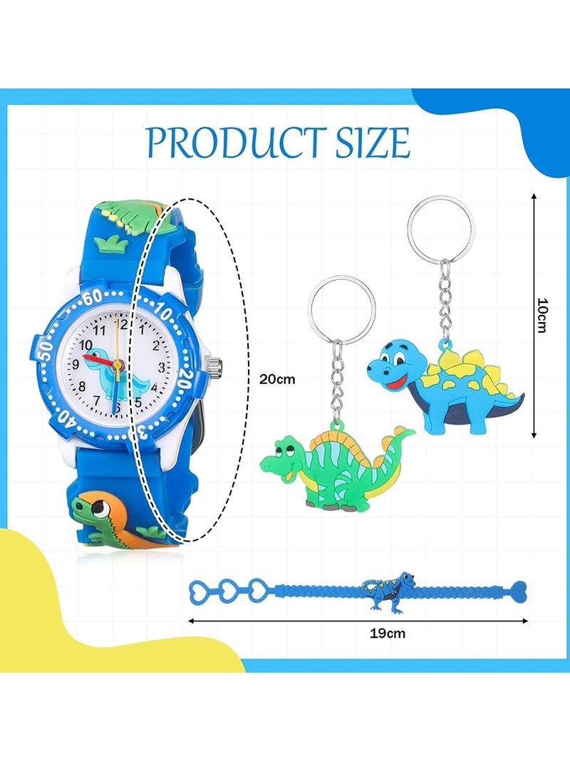 Kids Smart Watch, Including Dinosaur Keyring for Kids Dinosaur Gifts for Birthday Party Gift - Image 3