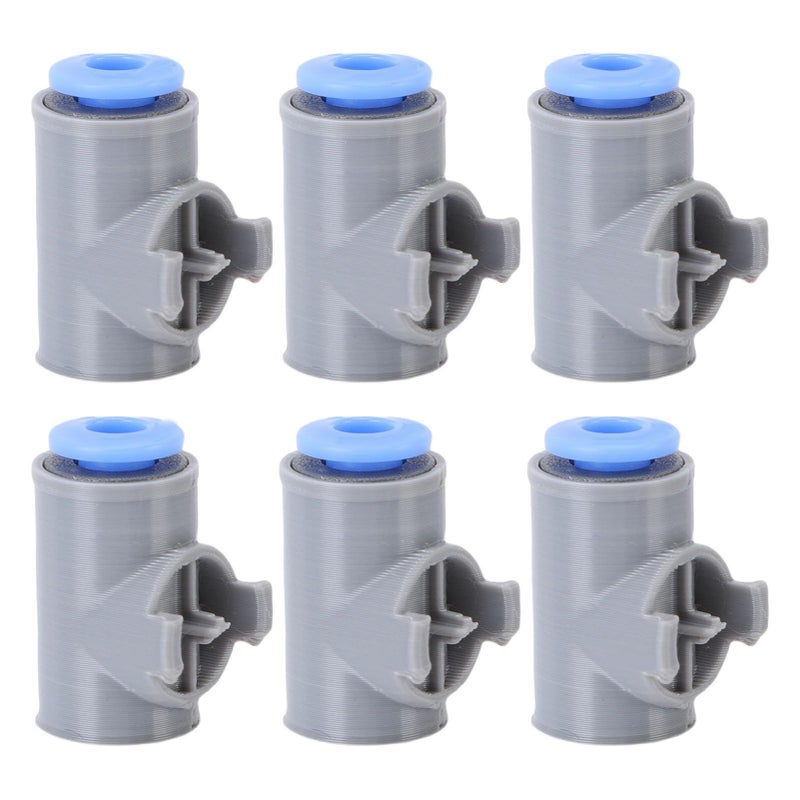 6pcs Tube Connector PETG 3D Printer Feed Tube Fittings For Printer Easy Replacement Joint For Smooth Filament Feed - Image 2
