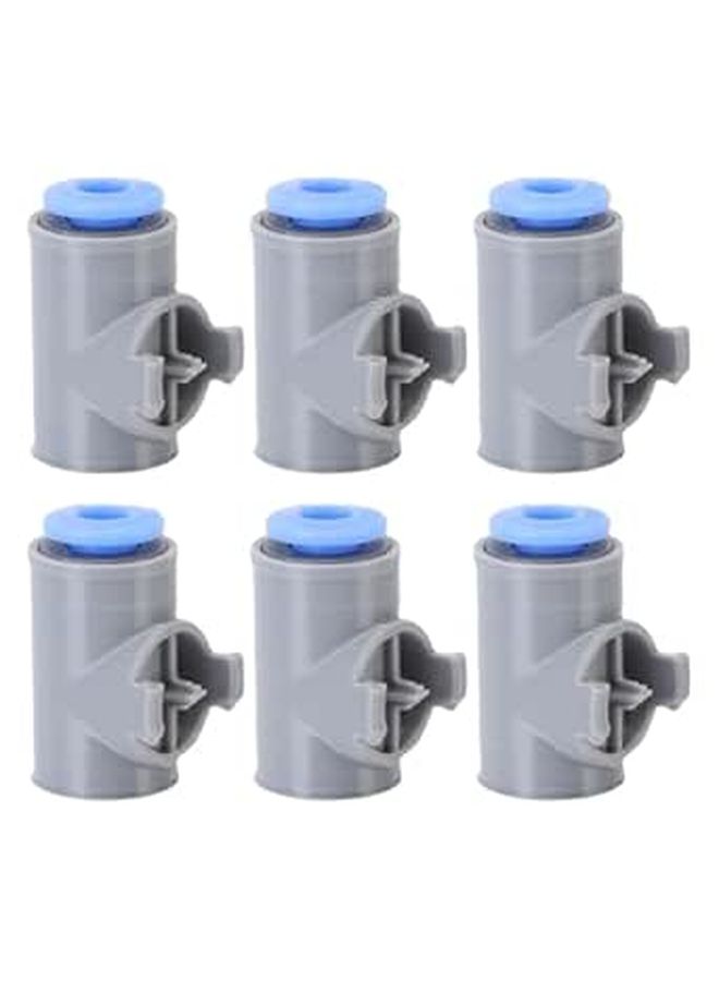 6pcs Tube Connector PETG 3D Printer Feed Tube Fittings For Printer Easy Replacement Joint For Smooth Filament Feed - Image 1
