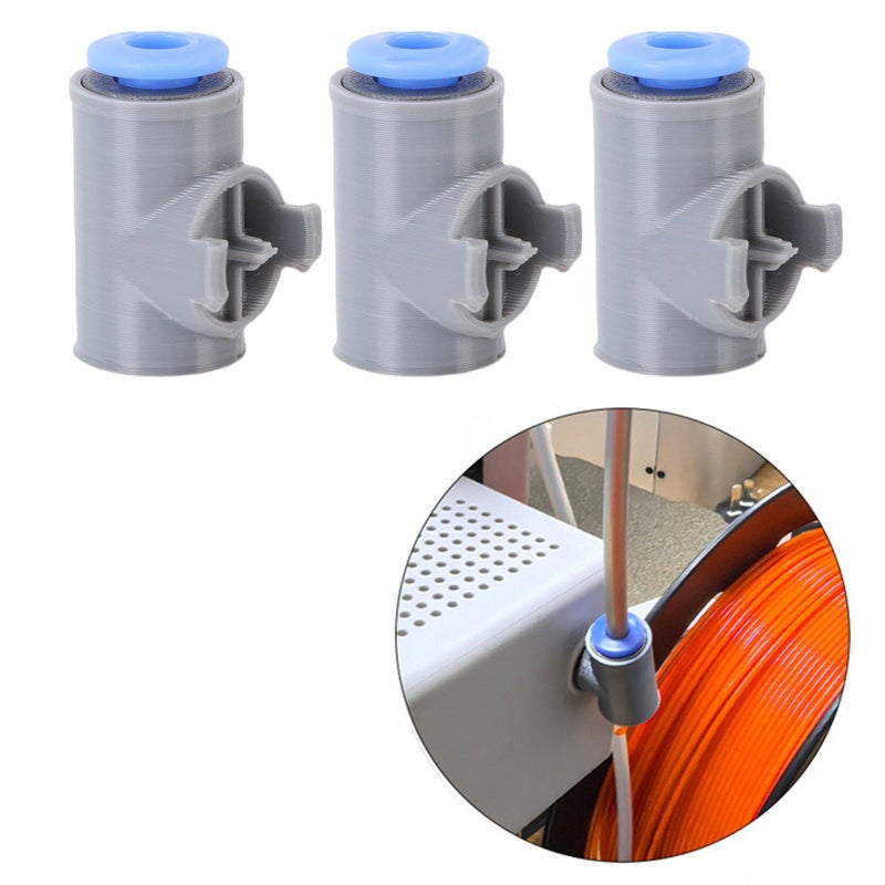 6pcs Tube Connector PETG 3D Printer Feed Tube Fittings For Printer Easy Replacement Joint For Smooth Filament Feed - Image 3
