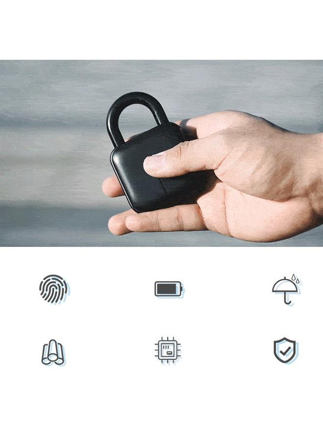 Thoraya - L3 Fingerprint Recognition Backpack Padlock Household Electronic Intelligent Fingerprint Lock - Image 1
