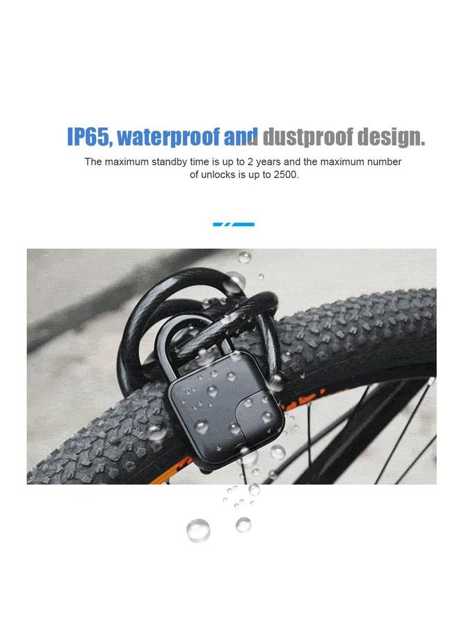 Thoraya - L3 Fingerprint Recognition Backpack Padlock Household Electronic Intelligent Fingerprint Lock - Image 1