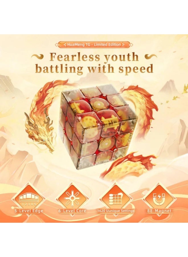 مو يو مكعب السرعة المغناطيسي 3x3 من مويو هوامينج تي جي سبيريت بيرل - إصدار محدود - Image 4