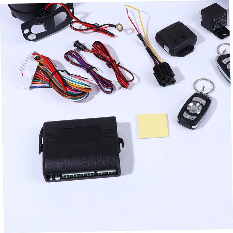 PRETYZOOM Car Anti-Theft Alarm System with Remote Control Programmable Modes Vibration Sensor Security for Vehicles Door Open and Brake Activation Alerts Easy DIY Installation - Image 3