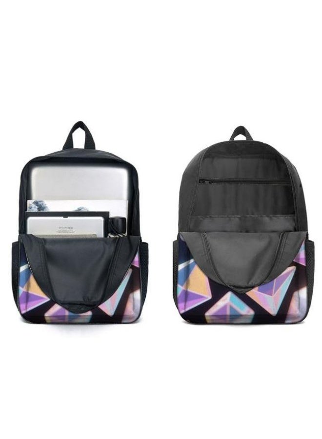 [Super new special offer] Cartoon theme bag three-piece set | double-shoulder + hand-held + storage pen bag | gift self-use good-looking - 646  - Image 4