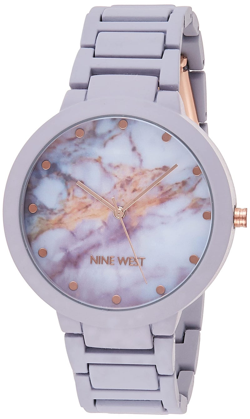 Nine West Women's Rubberized Bracelet Watch - Image 1