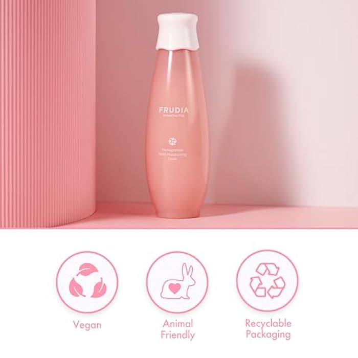 FRUDIA Pomegranate Nutri-Moisturizing Face Toner (6.59 fl oz), Skin Firming Korean Toner with Pomegranate Extract, BL-Fill UP, Collagen & Triple Hyaluronic Acid for Hydration, Firming & Anti-Aging - Image 4