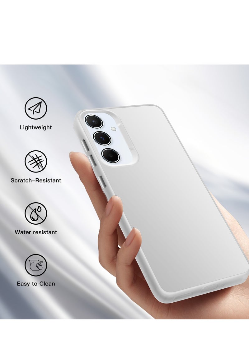 ليوشان جراب هاتف سامسونج جالاكسي A55 5G، جراب هاتف نحيف من مادة TPU، جراب واقٍ كامل مقاوم للصدمات بزاوية 360 درجة لهاتف سامسونج A55 5G. - Image 2