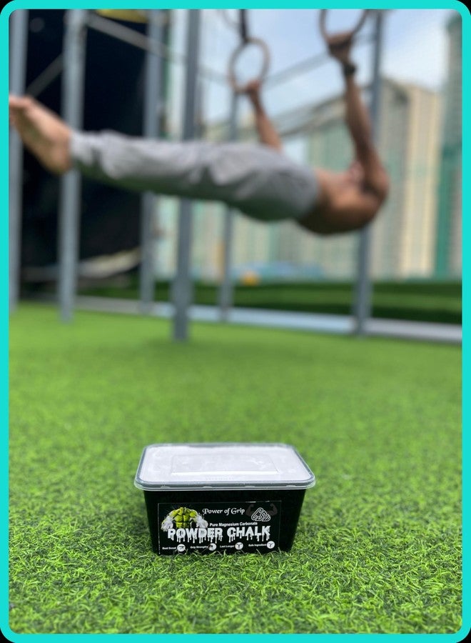 Calistreet workout مسحوق طباشير كالي ستريت للتمارين الرياضية في الصالات الرياضية | تمارين وزن الجسم | الجمباز | تسلق الصخور | الرفعة المميتة | التمارين الهوائية | رفع الأثقال | الرقص مقبض فائق من كربونات المغنيسيوم (عبوة من قطعتين (220 غرام)) - Image 5