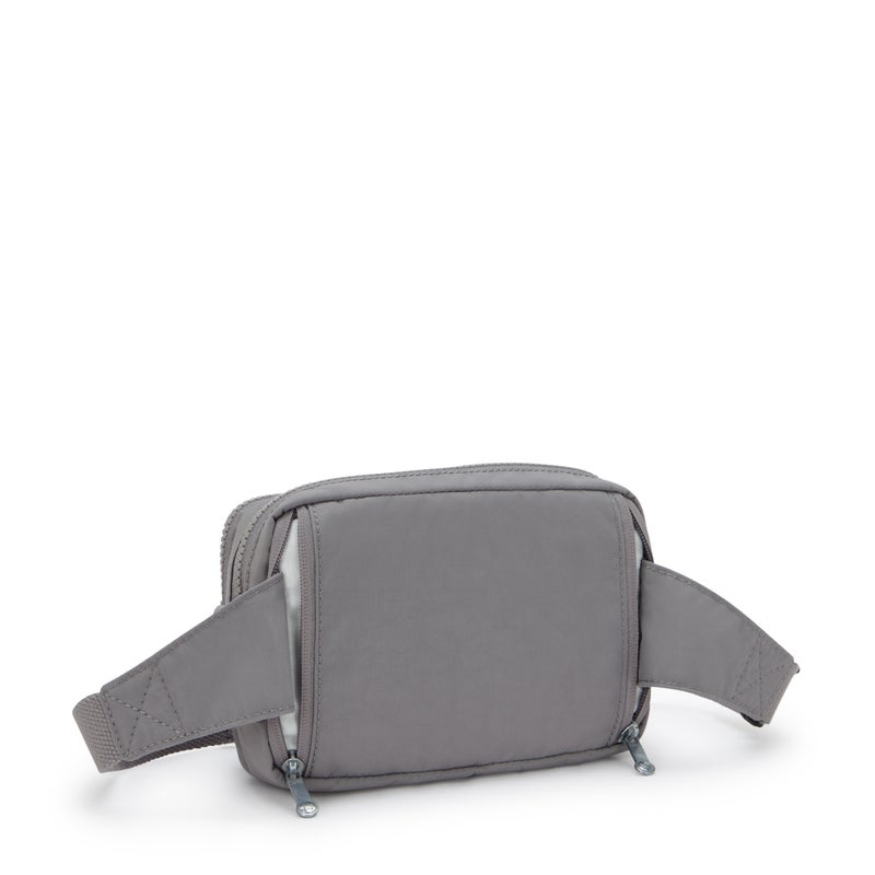kipling Abanu Multi Inviting Grey Small Crossbody Convertible To Waistbag With Removable Shoulder Strap - Image 2