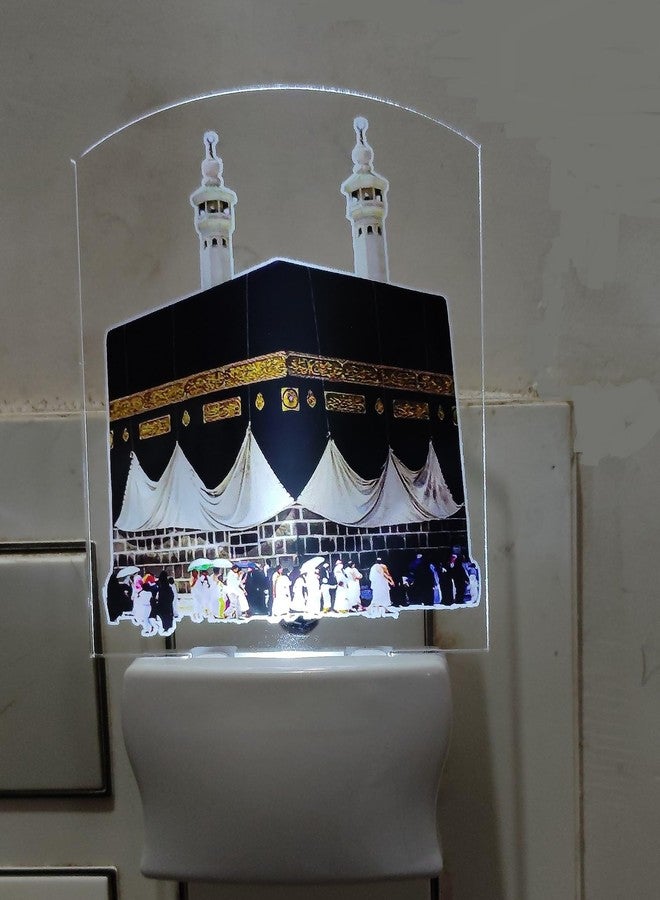 GREECHO® 3D Printed Design Single Color White Light UV Multi Color Print Night Lamp for Temple, Home, Office and Gift… (Makkah Madina) - Image 2