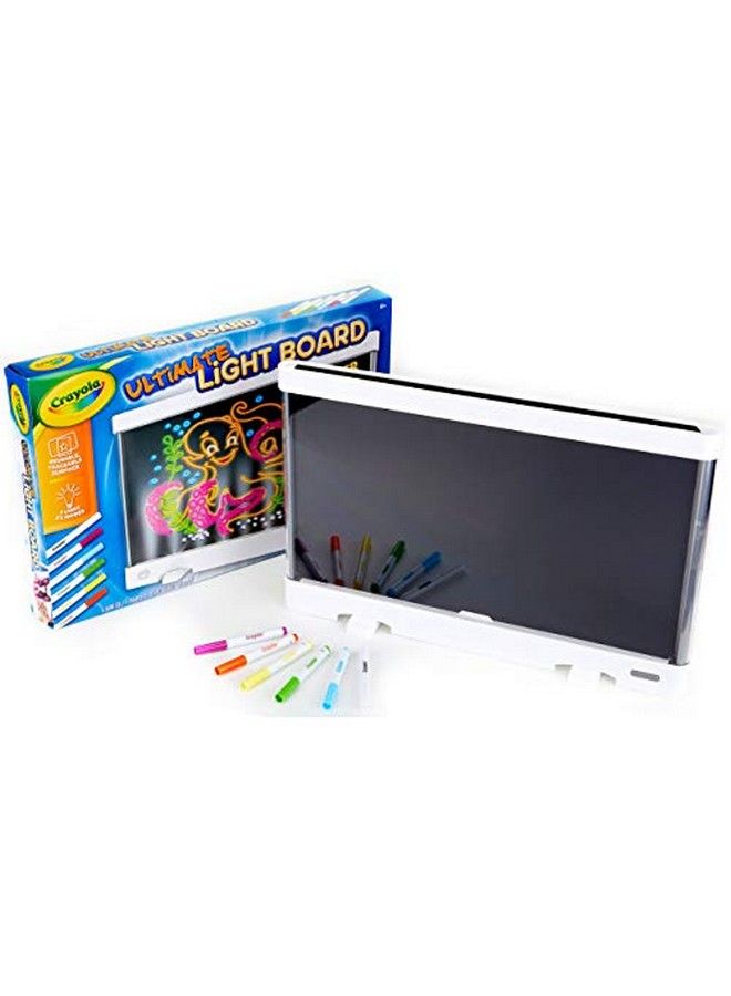 Crayola لوحة تتبع ورسم بيضاء مضيئة للأطفال هدية ألعاب للأطفال للأولاد والبنات أعمار 6 7 8 9 - Image 1
