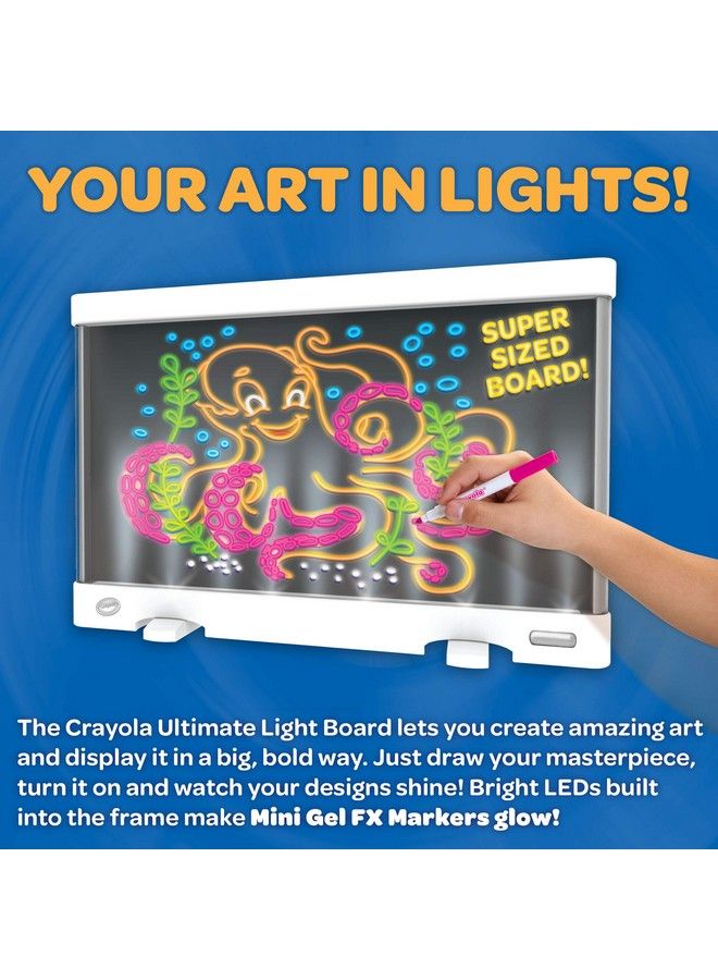 Crayola لوحة تتبع ورسم بيضاء مضيئة للأطفال هدية ألعاب للأطفال للأولاد والبنات أعمار 6 7 8 9 - Image 5