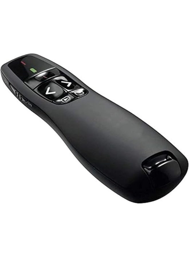 Wireless Presentation Remote with Red Laser Pointer – 2.4GHz USB Receiver – Easy Control for PowerPoint & Meetings - Image 1