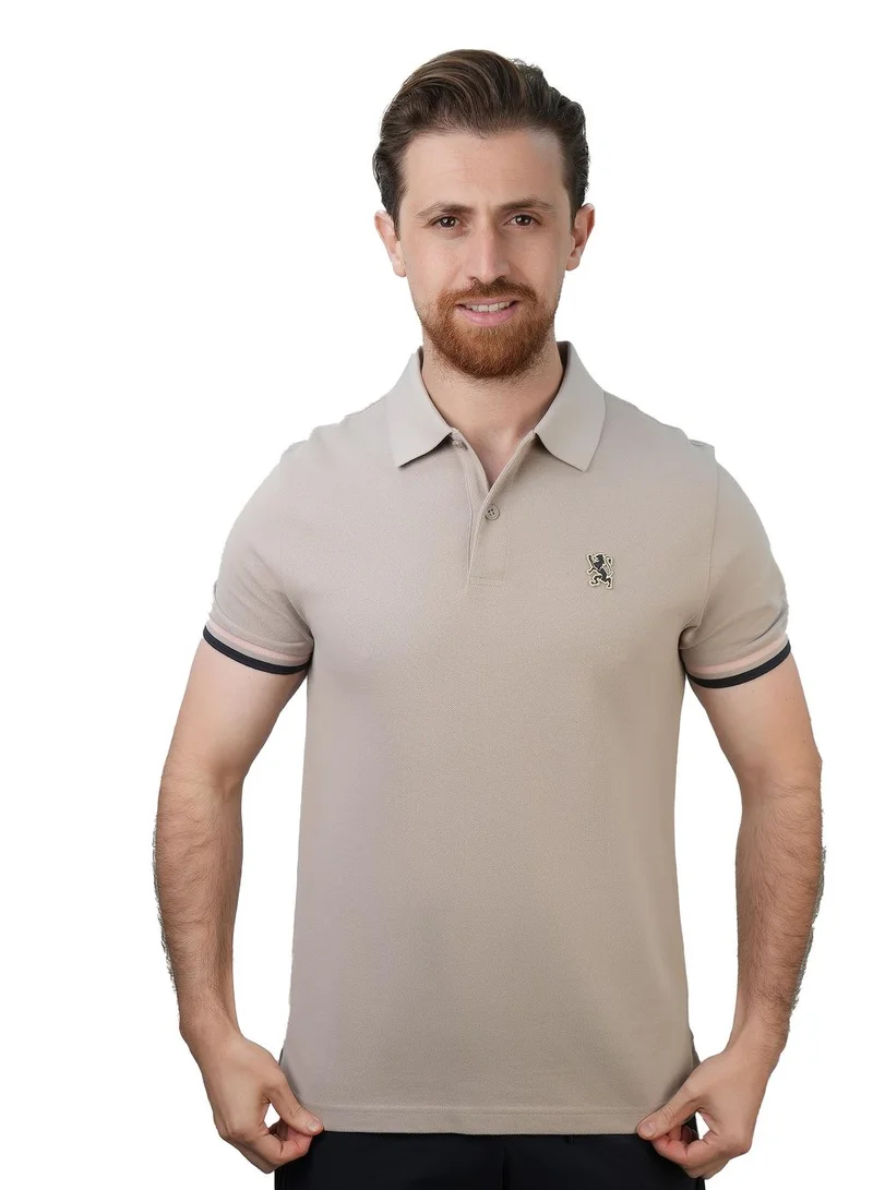 Men's Performance Polo: Classic Piqué, Tipped Collar, Embroidered Detail