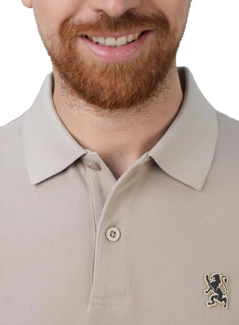 GIORDANO  Men's Performance Polo: Classic Piqué, Tipped Collar, Embroidered Detail for Men | Best Price UAE