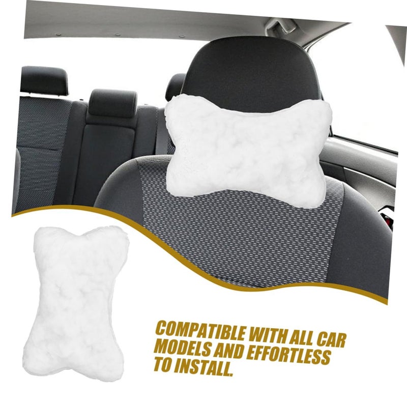 2PCS Car Neck Support Pillows Memory Foam Headrest Cushion For Driving Comfort - Image 4