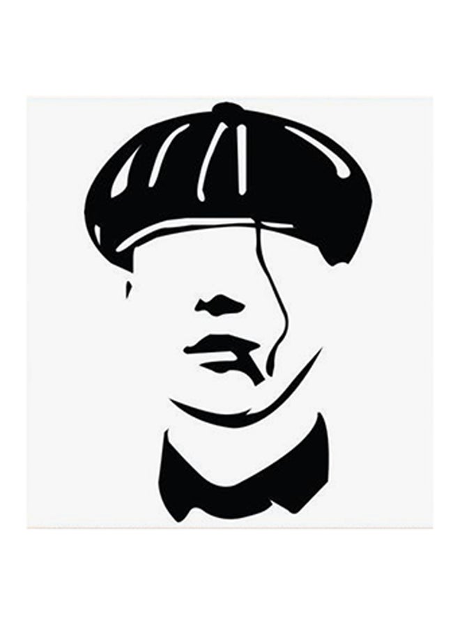 RYN Thomas Shelby MDF Wall Art White/Black - Image 1