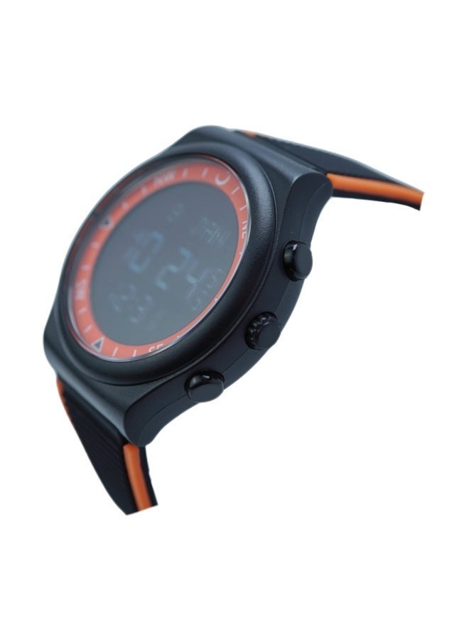 ساعة يد رقمية مقاومة للماء WY-16B برتقالي أسود - Image 3