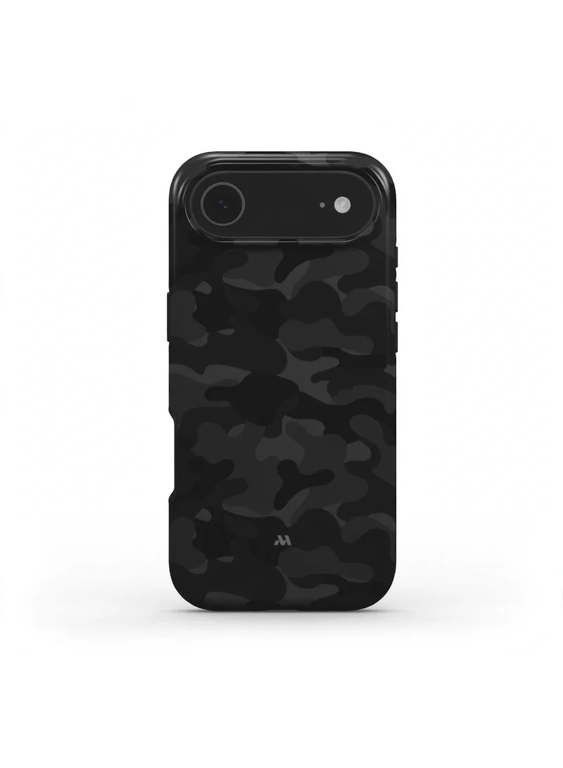 موبكوس جراب iPhone 17 Air Shadow Camo المميز، متوافق مع غطاء صلب مزدوج الطبقات مع حماية من السيليكون - غطاء مقاوم للخدوش والصدمات