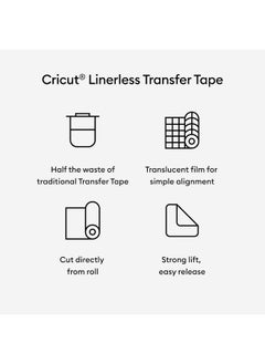 Cricut Linerless Transfer Tape (15 Ft) Transparent 33Cmx4.6M  - Image 4