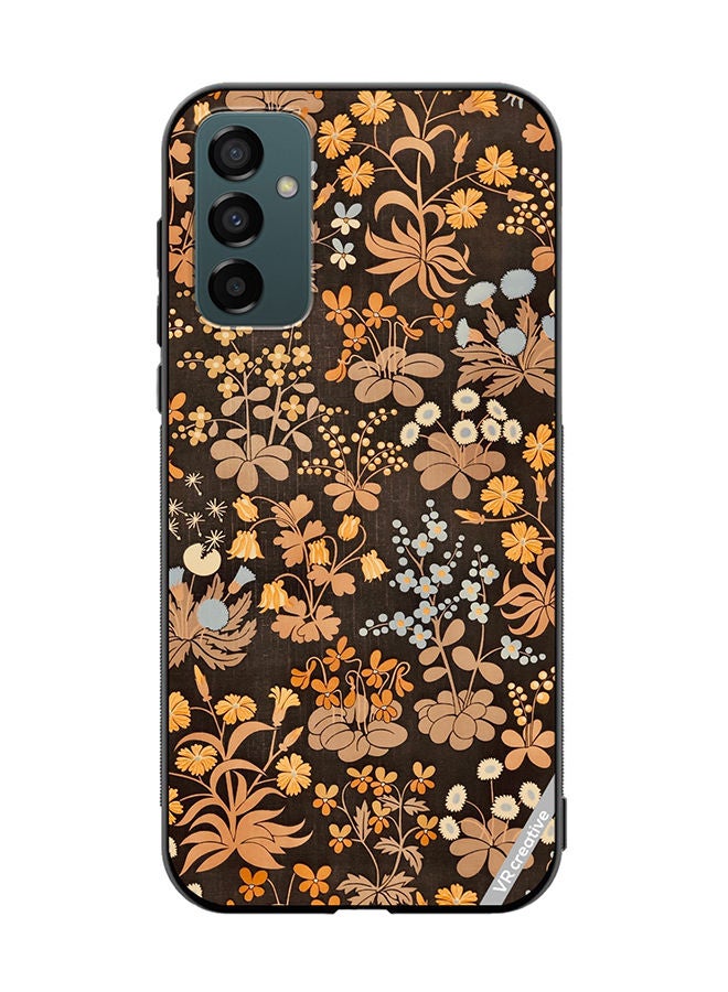 VR CREATIVE Protective Case Cover For Samsung Galaxy F23 Brownie Flower Design Multicolour - Image 1