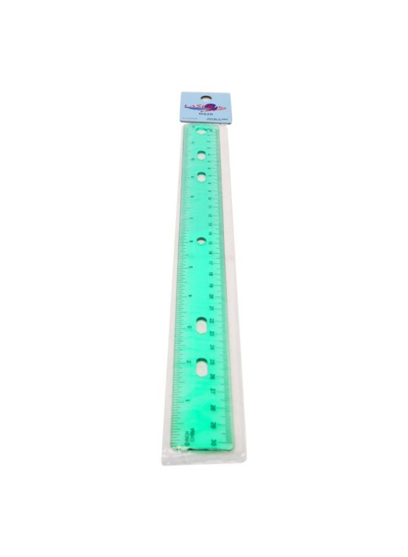 Generic CMR 30cm Metal Ruler - Durable Colored Measuring Tool for Precision and Style 