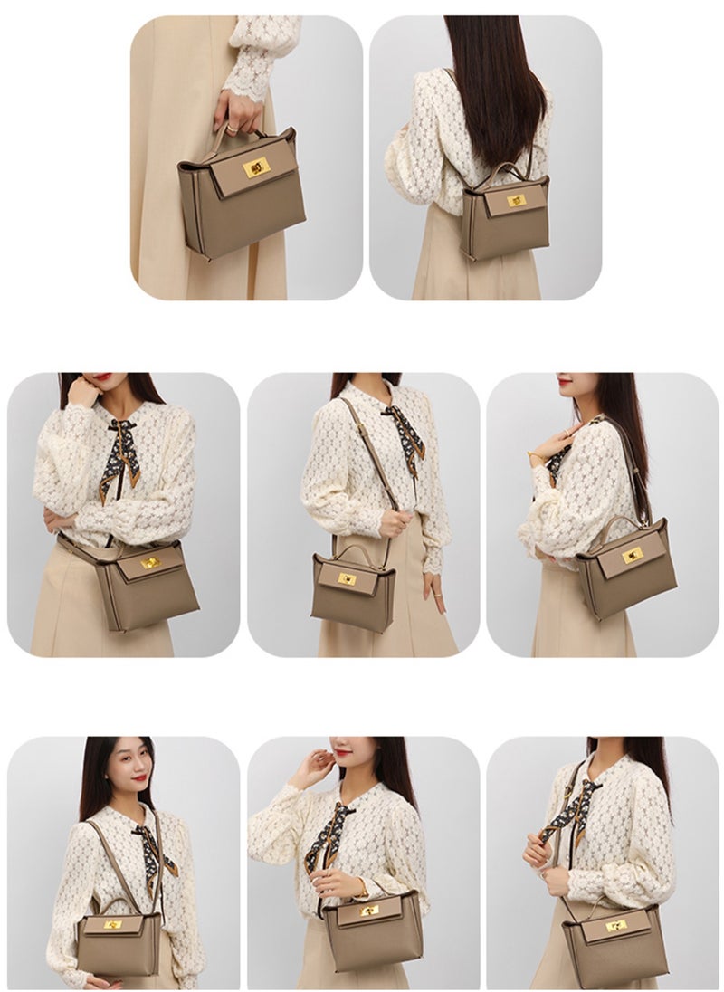 BLLE ROWN Women's Luxury Handbags Top Handle Satchel Bag Commuter PU Leather Versatile Crossbody Shoulder Bags For Ladies  - Image 2