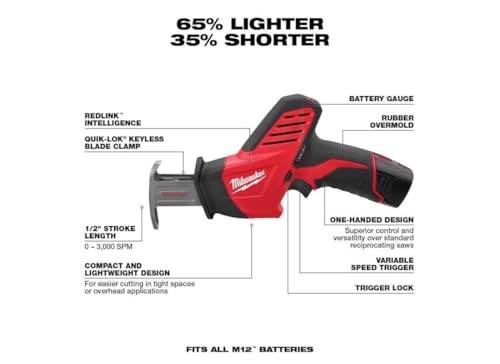 Milwaukee 2420-21 12-Volt Hackzall Saw Kit - Image 3