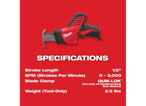 Milwaukee 2420-21 12-Volt Hackzall Saw Kit - Image 4