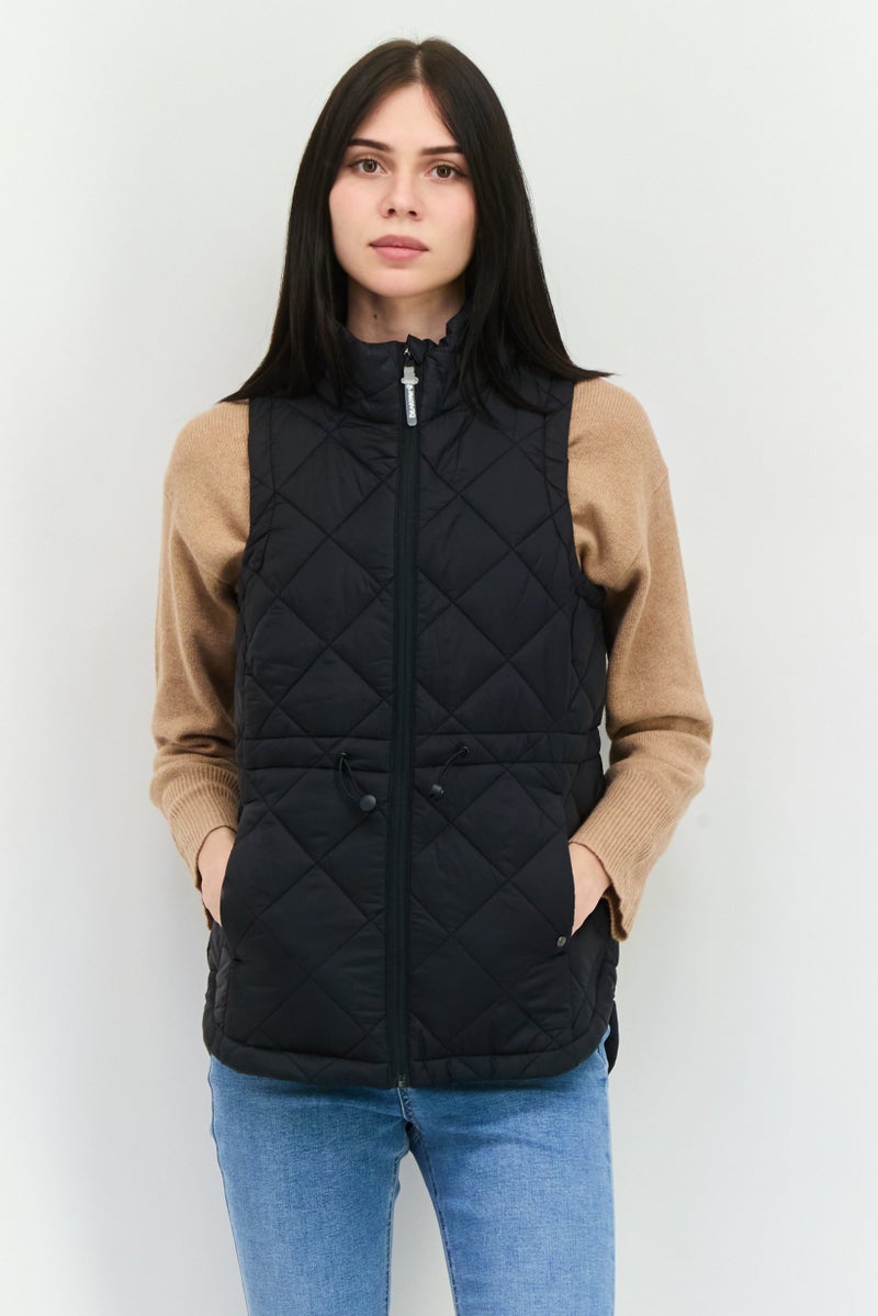 Bearpaw سترة مبطنة للنساء، سوداء - Image 1