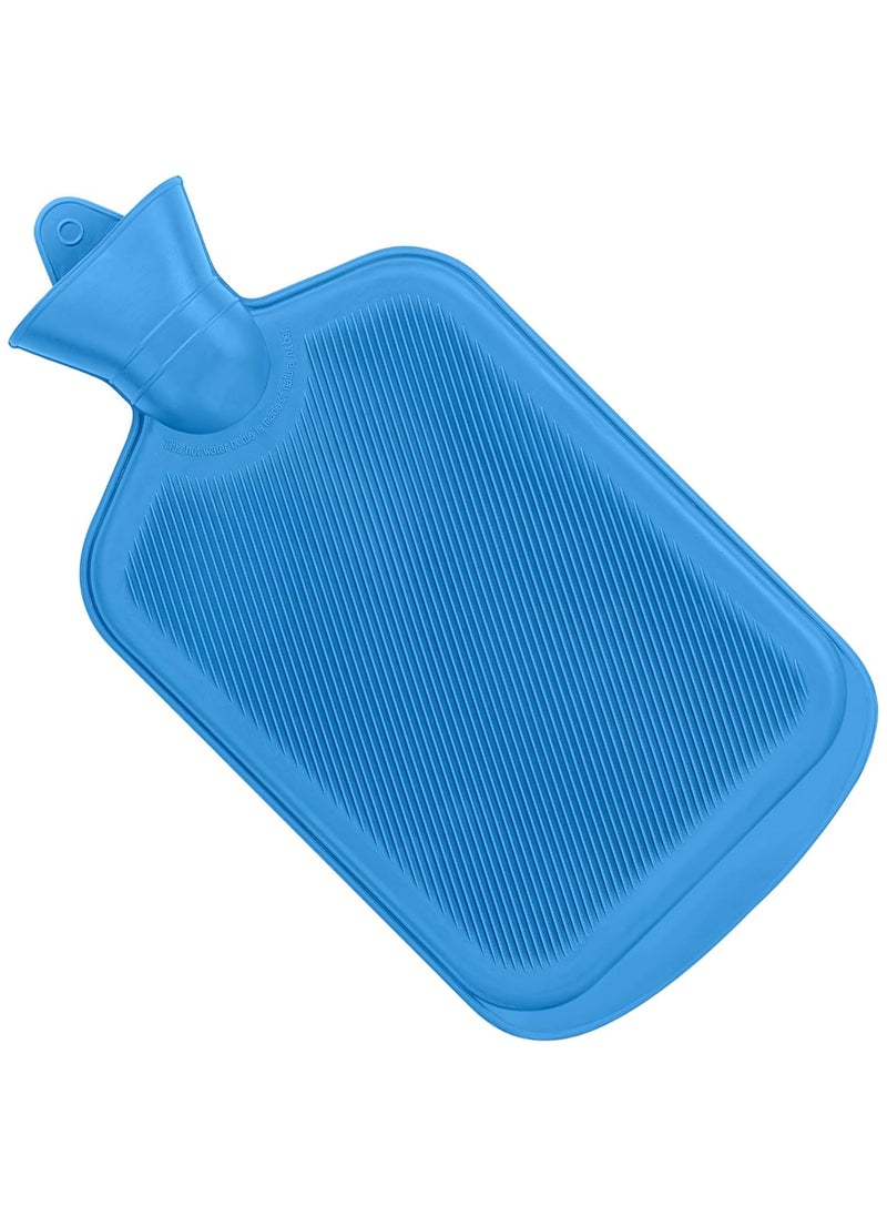 Sumbow Hot Water Bag in Hot & Cold Therapies, 2L Hot Water Bag for Menstrual Cramps, Neck and Shoulder Pain Relief, Hand Feet Warmer Color Blue  - Image 3