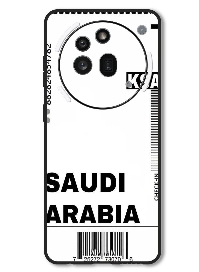 Theodor Case Compatible with Nothing Phone 3a Pro Protection Shockproof Bumper Cover Saudi boarding pass - Image 1