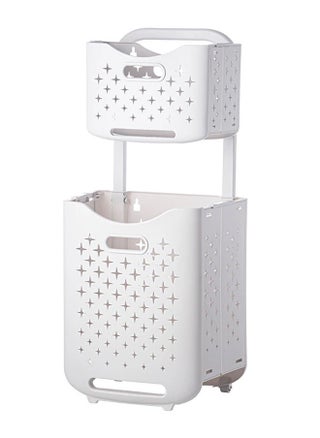 2 Layers Laundry Baskets with Wheels - pzsku/Z8A8125916E36E37DF3ECZ/45/_/1697103442/ab08b8ee-aae7-4a9b-84c7-57d6c0f59f50
